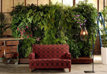 decoración con plantas de interior